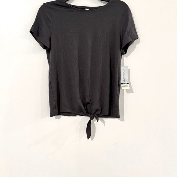 ID Ideology Women S Knot-Front T-Shirt, top
Charcoal X-Small - Picture 7 of 10